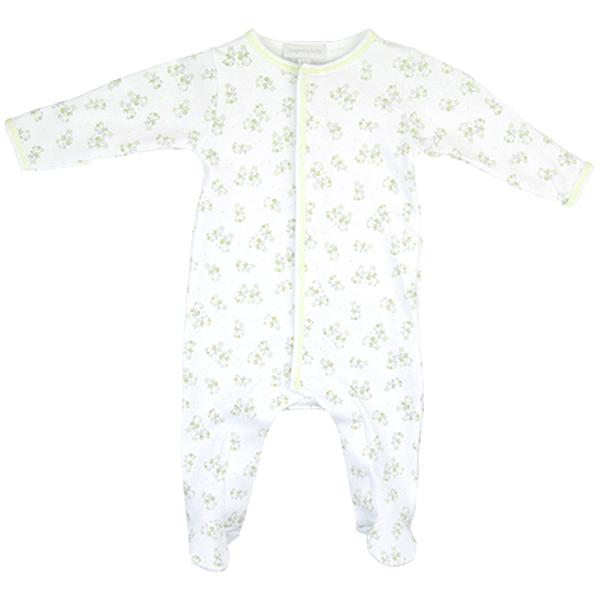 Magnolia Baby ’Bunny’s Egg Hunt’ Green Babygrow - Babygrow