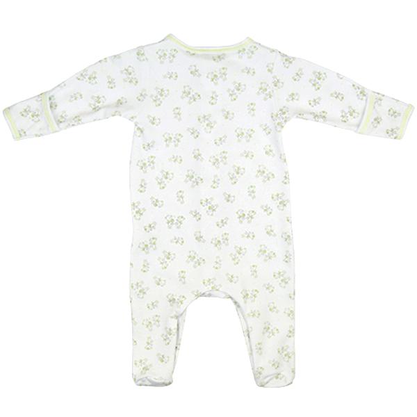 Magnolia Baby ’Bunny’s Egg Hunt’ Green Babygrow - Babygrow