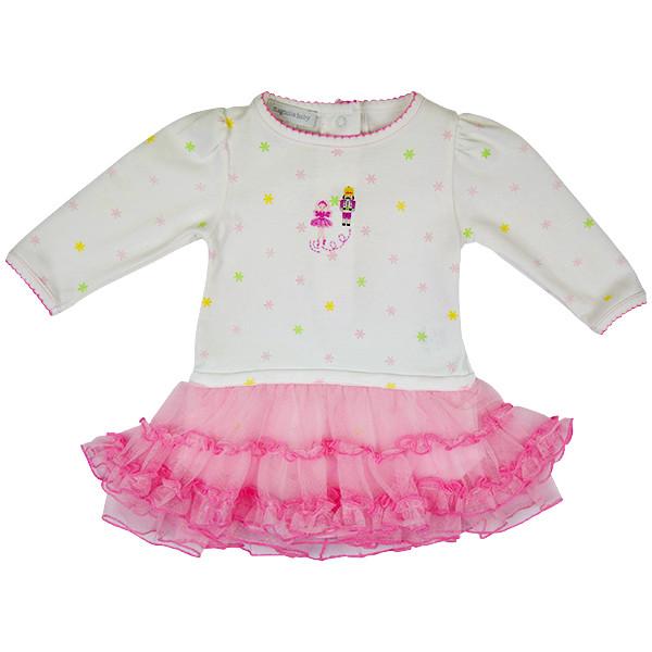 Magnolia Baby Long Sleeve Body with Tutu Overlay - Body