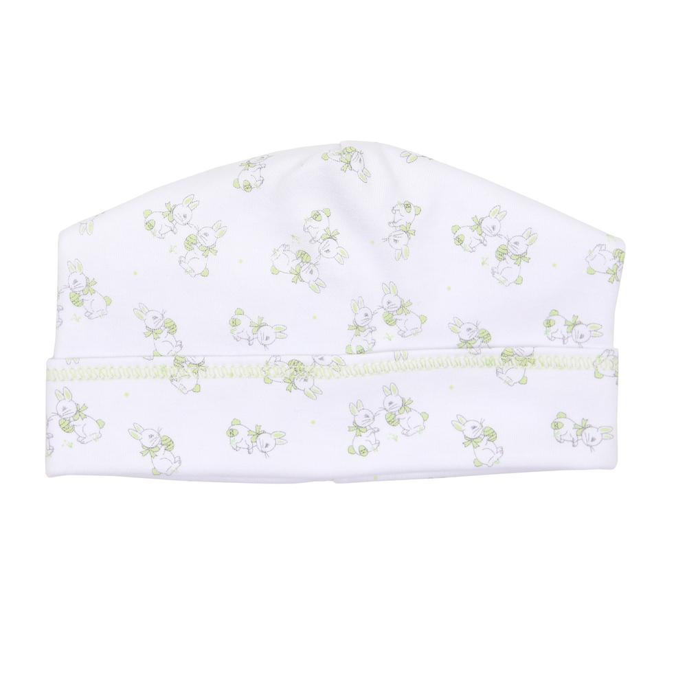 Magnolia Baby ’Bunny’s Egg Hunt’ Green Hat - Hat