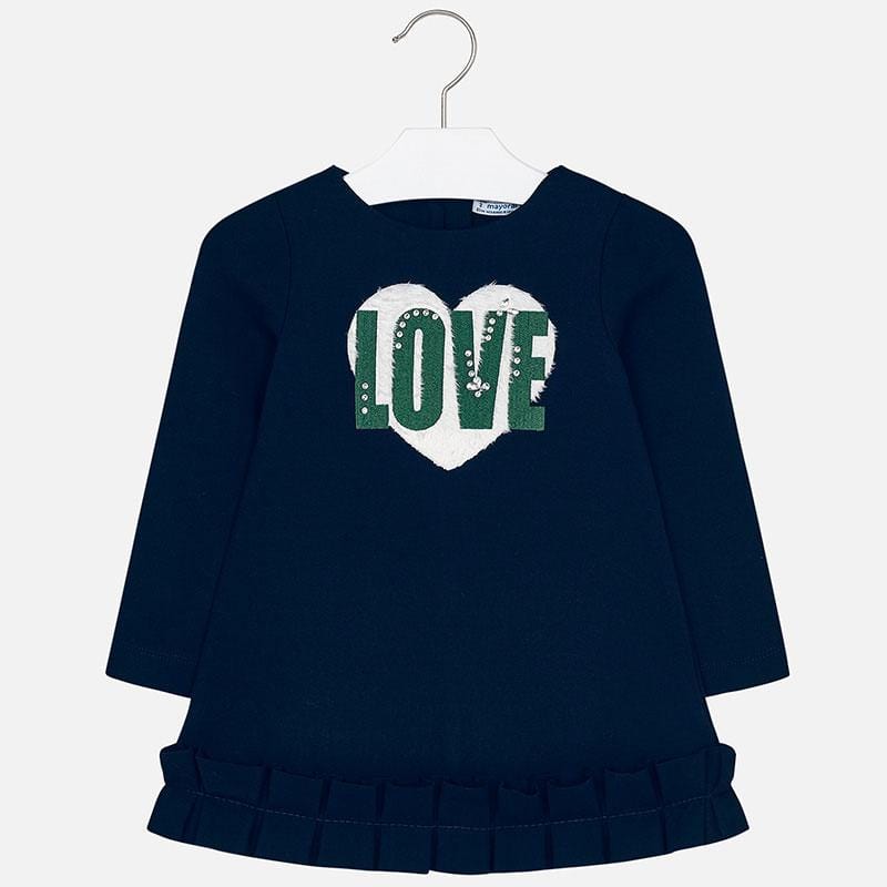 Mayoral Navy ’Love’ Dress - Dress