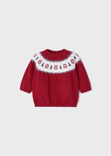 Mayoral Jumper Mayoral Red Jacquard Jumper