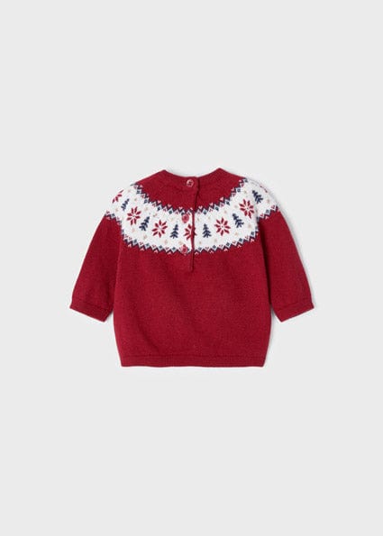 Mayoral Jumper Mayoral Red Jacquard Jumper