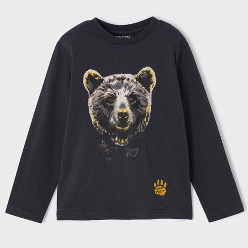 Mayoral T-shirt Mayoral 'Wild Spirit' Bear Long Sleeved T-Shirt