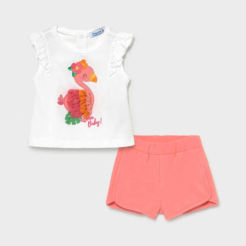 Mayoral Flamingo Two Piece Set - Two piece set