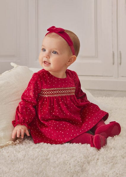 Mayoral Two Piece Set Mayoral Red Velvet Dess