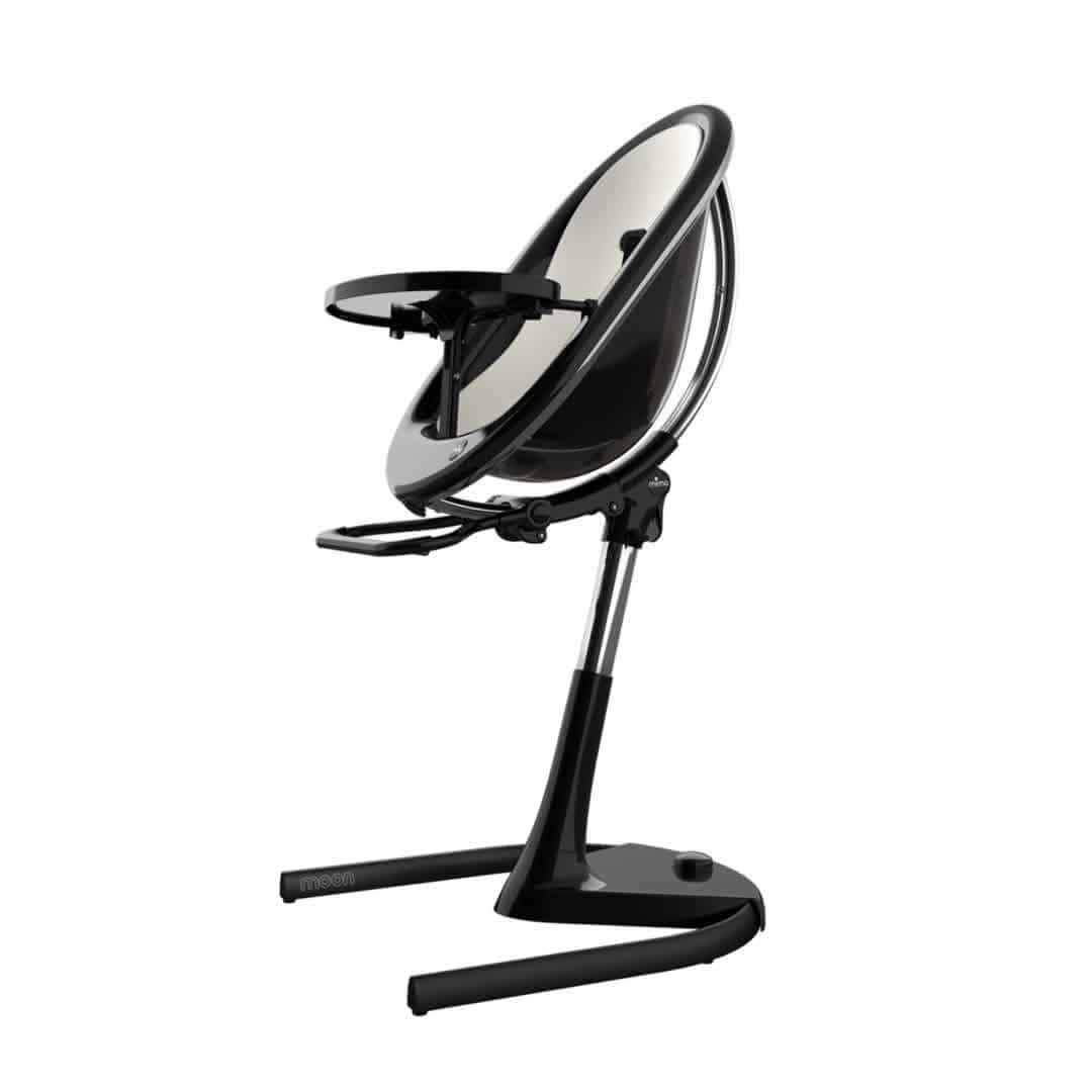 Mima-Moon-Highchair-Black-Snow-White-Seat-Pad