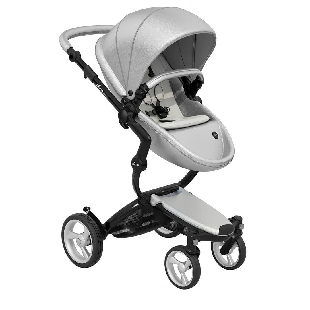 Mima-Xari-Single-Pushchair-argento-with-Black-Chassis-Black-stone-white