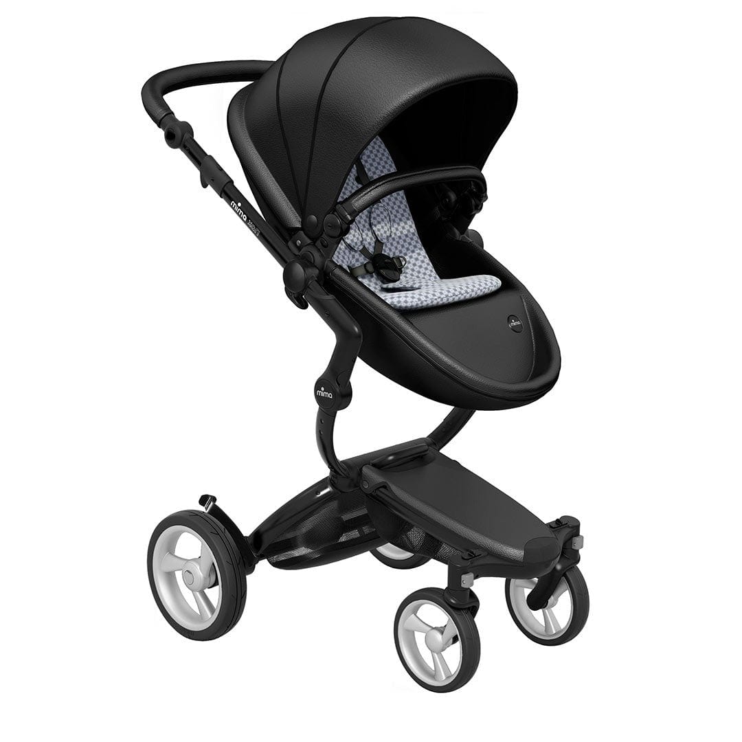 Mima-Xari-Single-Pushchair-Black-Flair-with-Black-Chassis-retro-blue