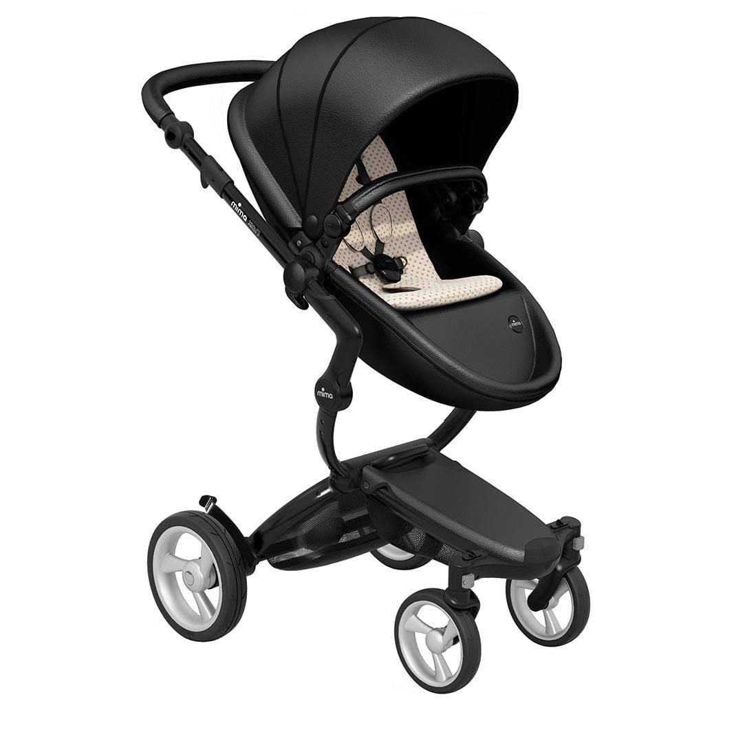 Mima-Xari-Single-Pushchair-Black-Flair-with-Black-Chassis-sandy-beige