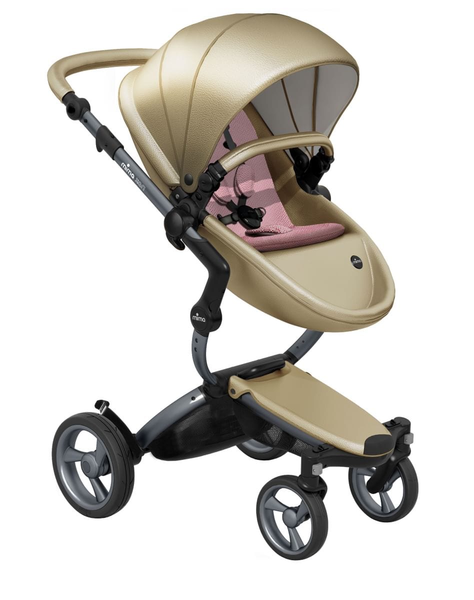 Mima Prams Champagne / Pixel Pink mima xari - Graphite Grey Frame. -  Pre order