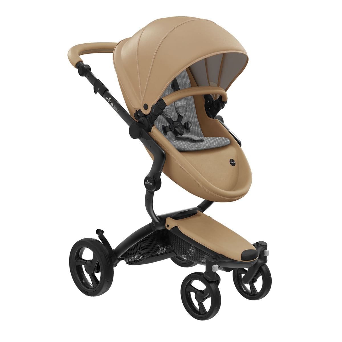 Mima Prams Latte / London Grey mima xari Black Frame. -  Pre order