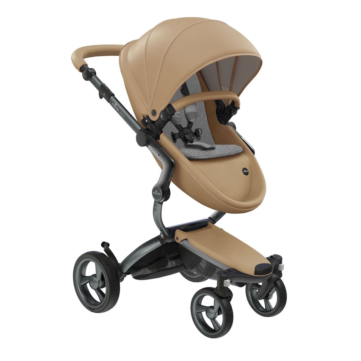 Mima Prams Latte / London Grey mima xari - Graphite Grey Frame. -  Pre order