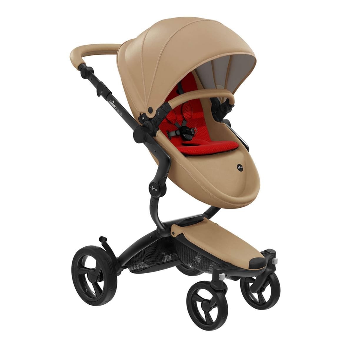 Mima Prams Latte / Ruby Red mima xari Black Frame. -  Pre order