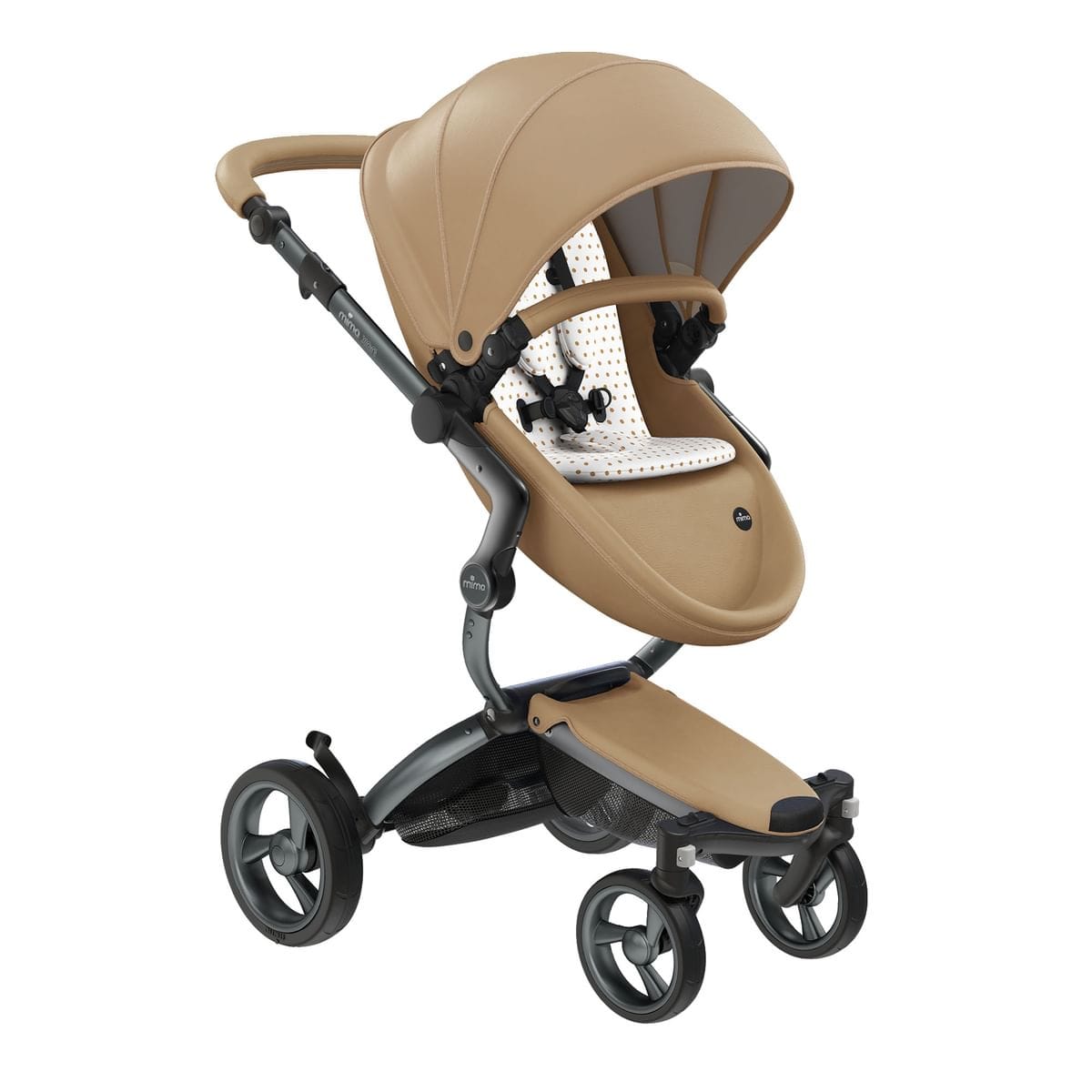 Mima Prams Latte / Sandy Beige mima xari - Graphite Grey Frame. -  Pre order