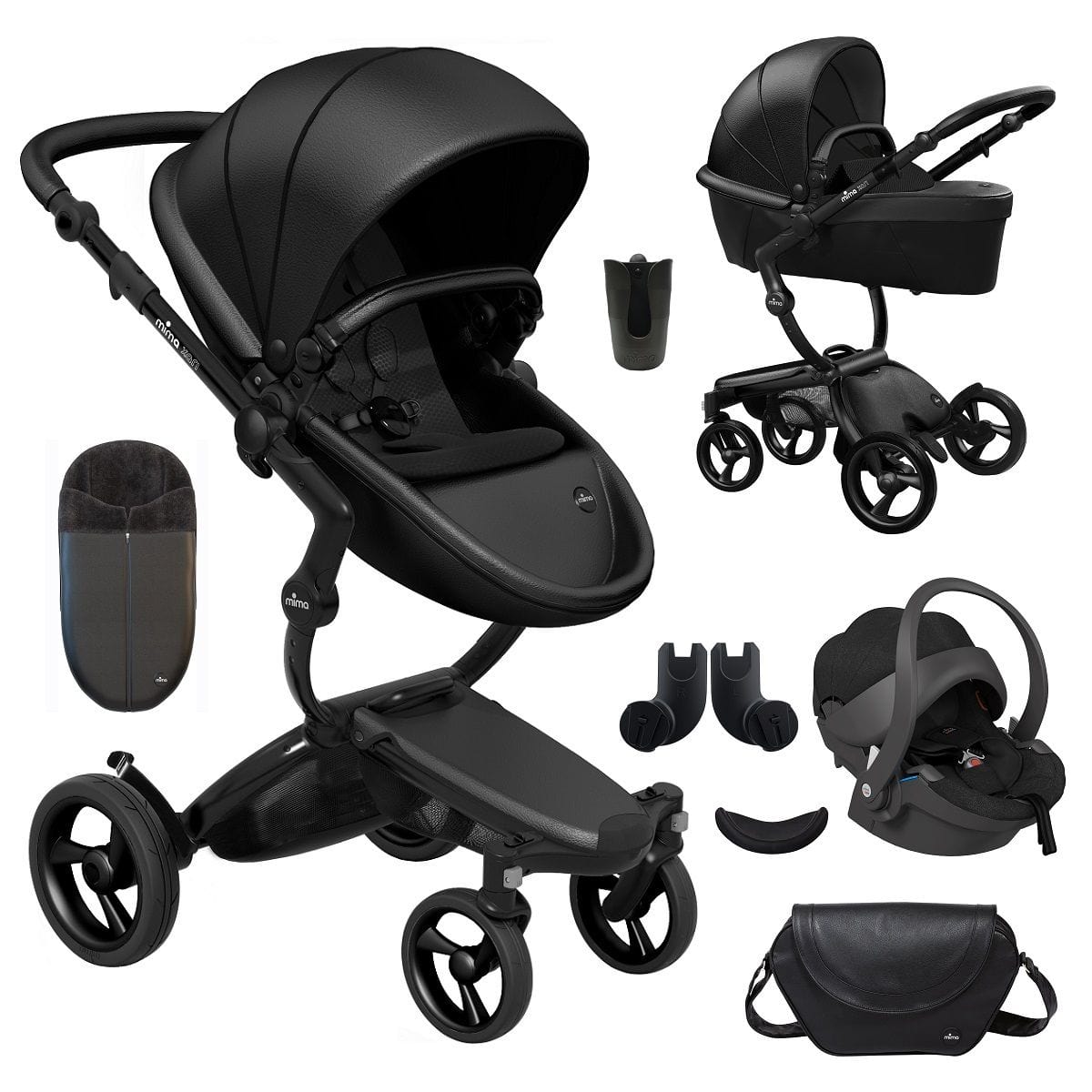 Mima Xari 11 Piece Bundle - Black. - Pre order - Prams