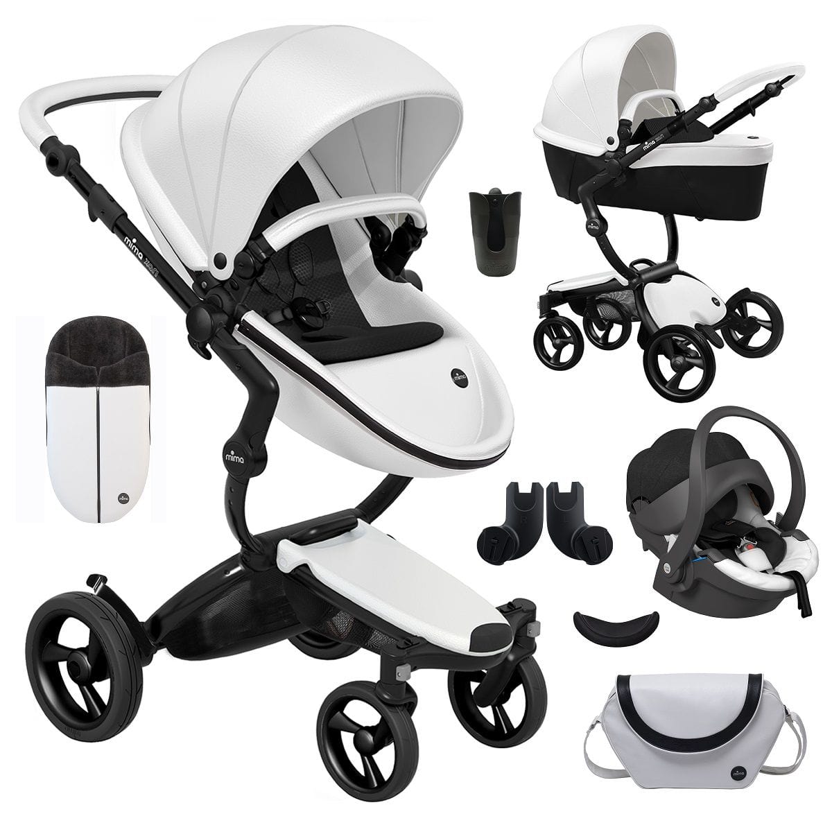 Mima Xari 11 Piece Bundle - Snow White. - Pre order - Prams