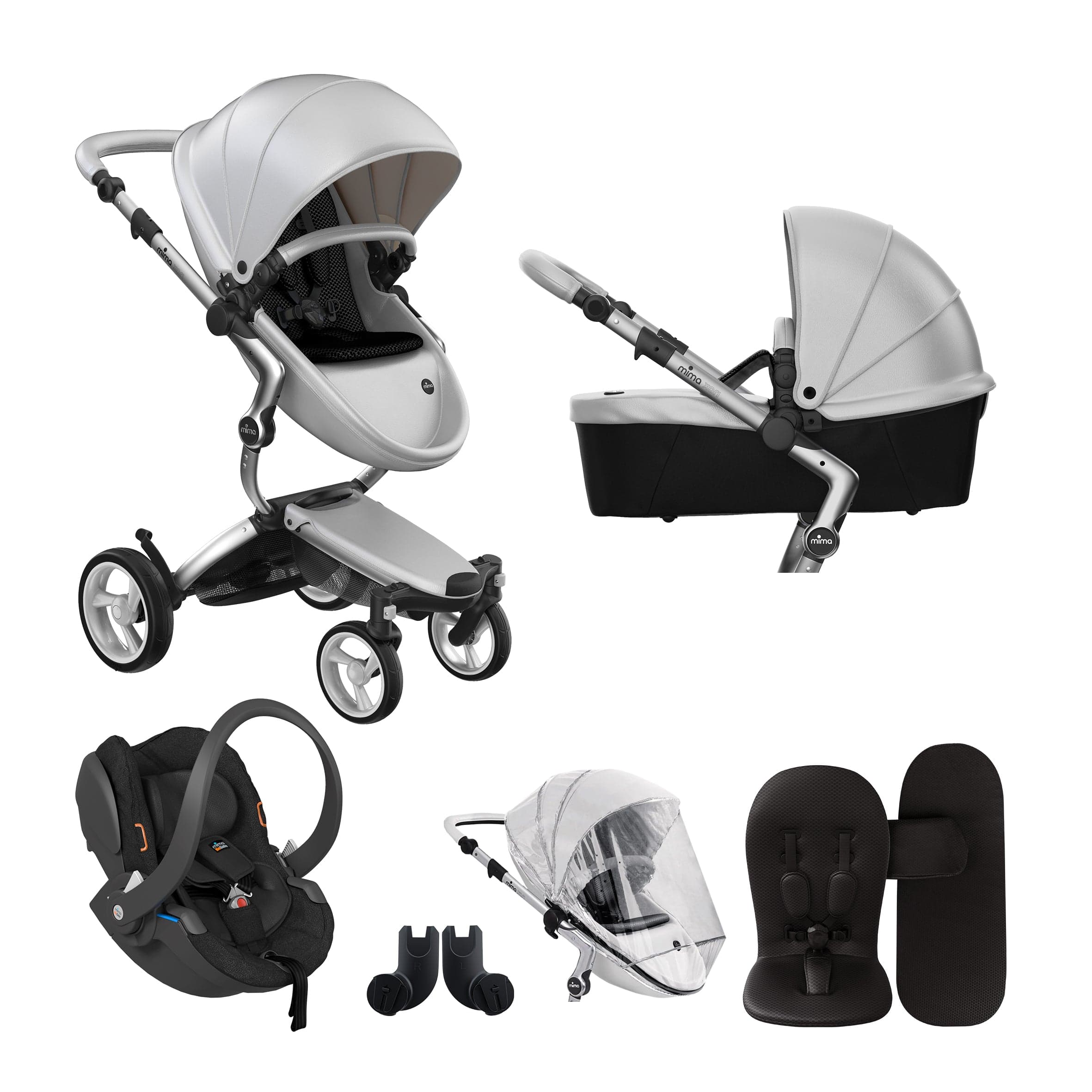 mima Prams mima xari 7 piece essentials Bundle - Argento - Pre order