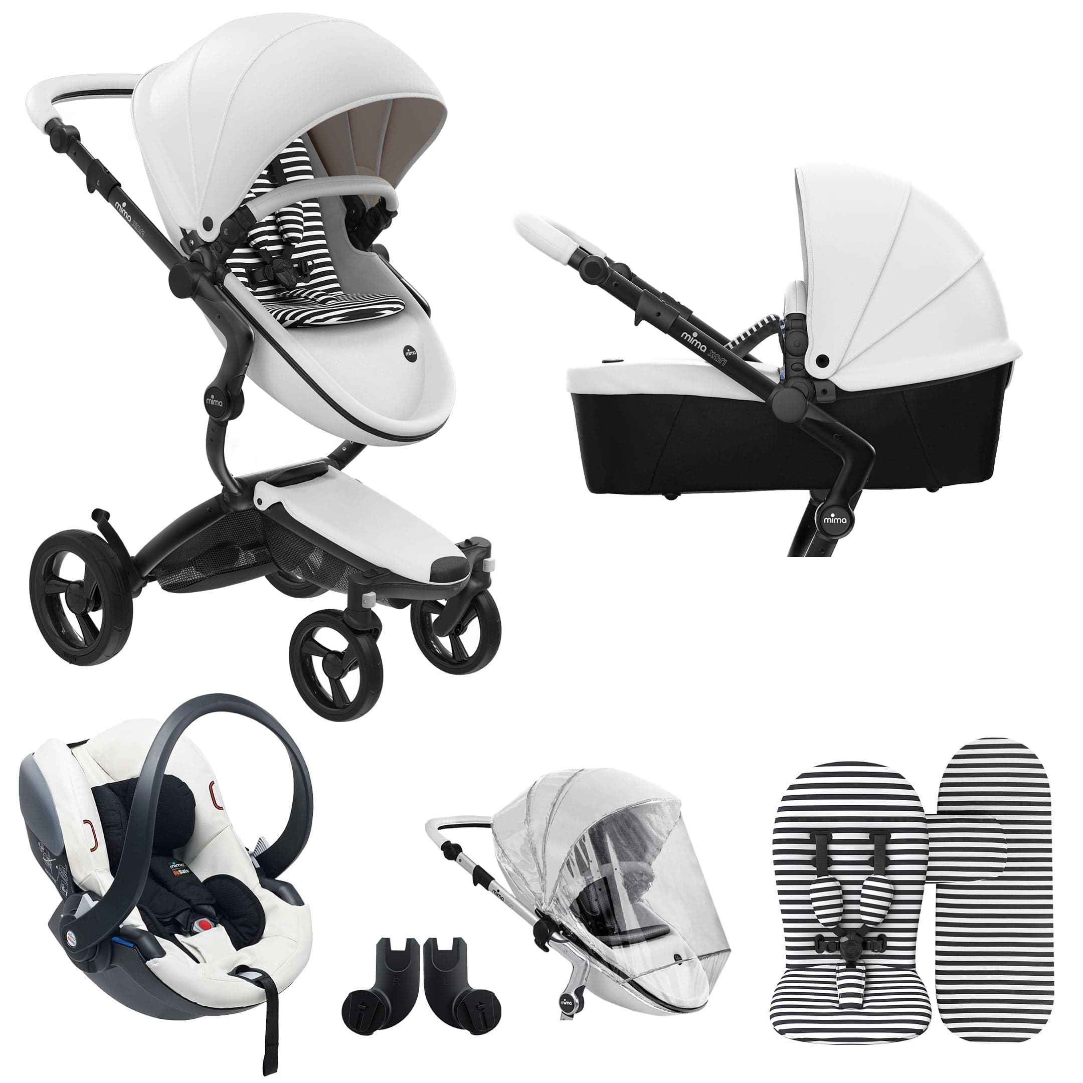 mima Prams mima xari 7 piece essentials Bundle - Snow White - Pre order