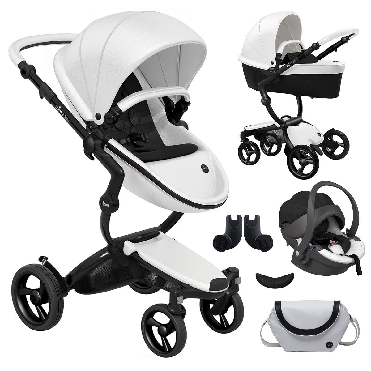 Mima Xari 9 Piece Bundle - Snow White. - Pre order - Prams