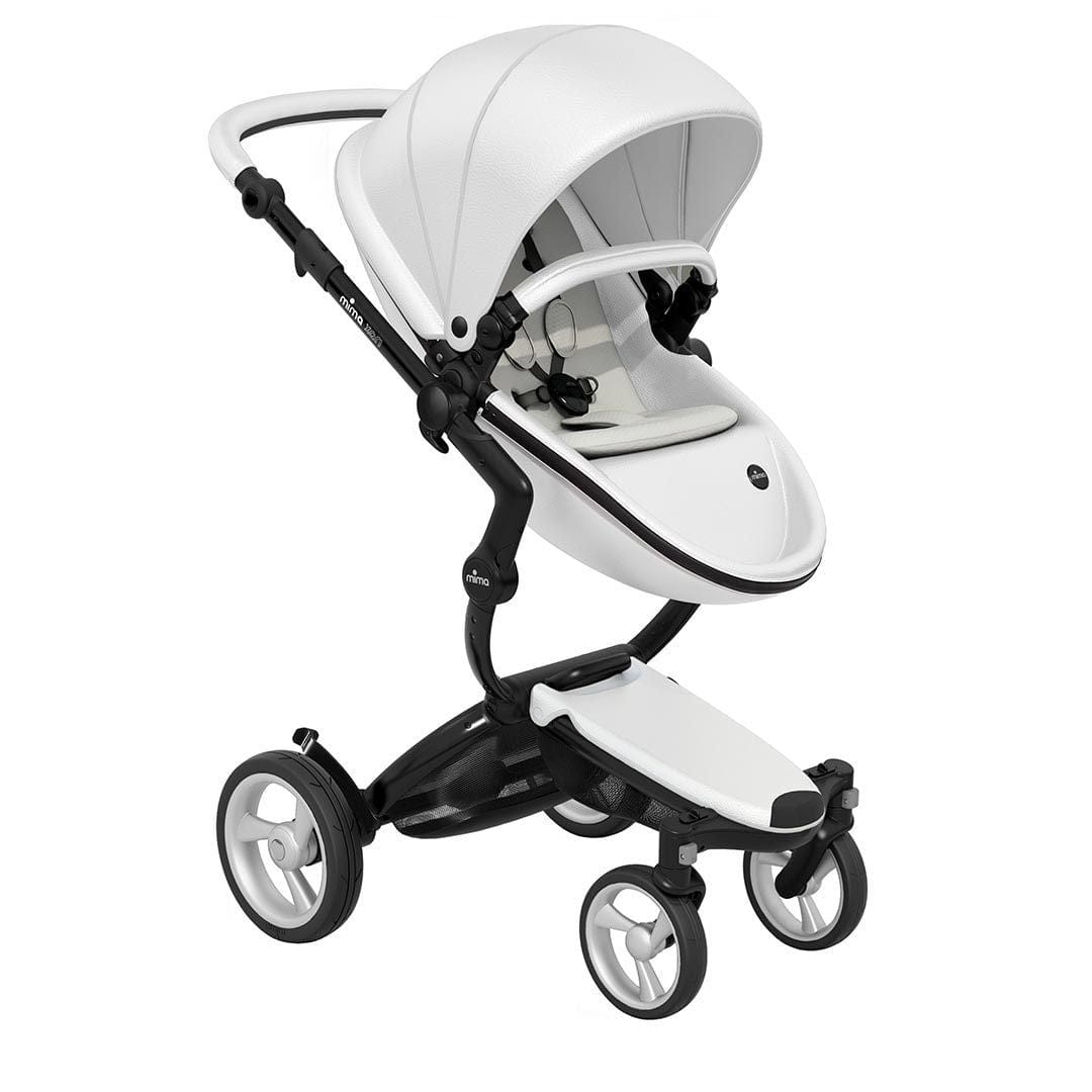 Mima-Xari-Single-Pushchair-Snow-White-with-Black-Chassis-stone-white