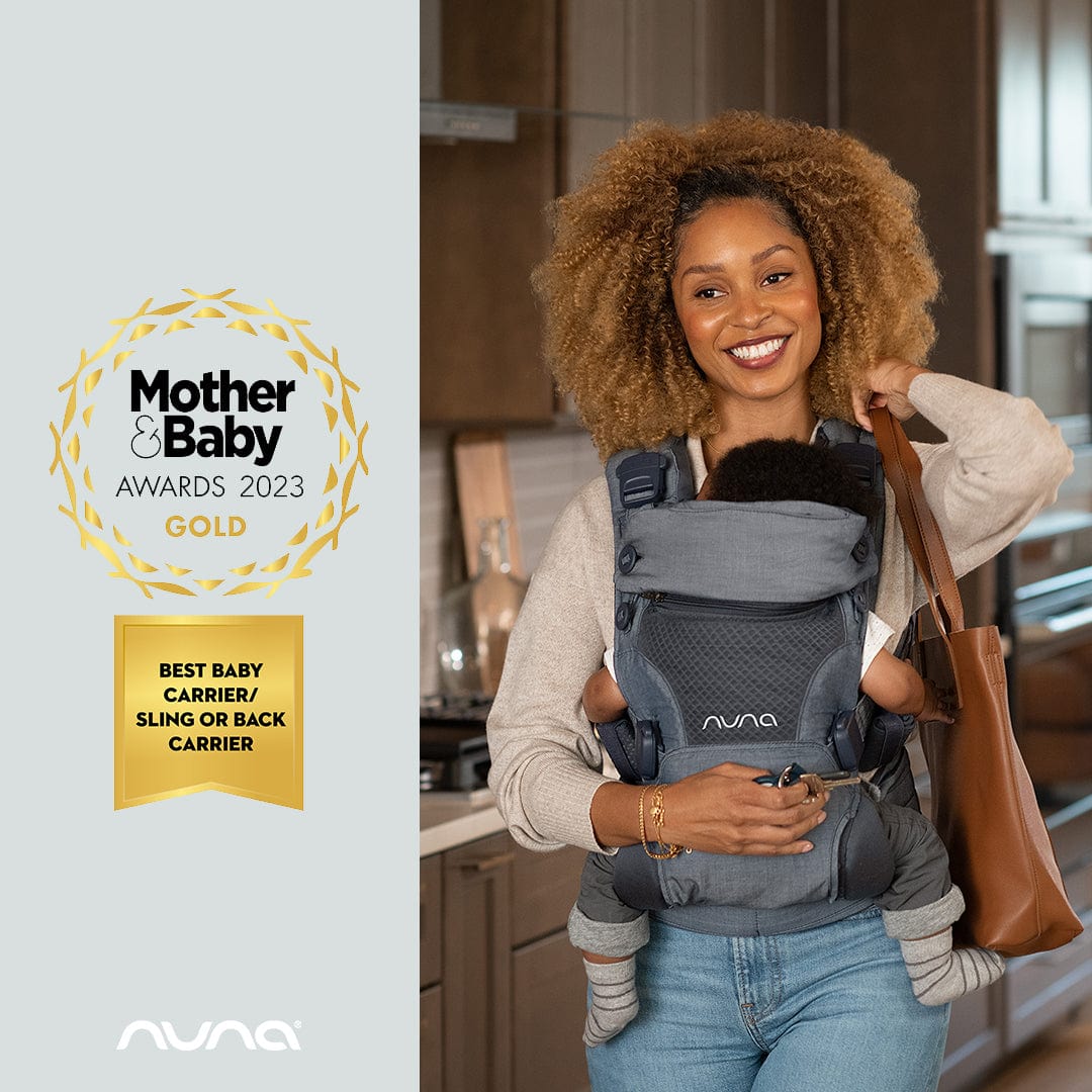 Nuna Carrier Nuna Cudl Baby Carrier- Softened Denim