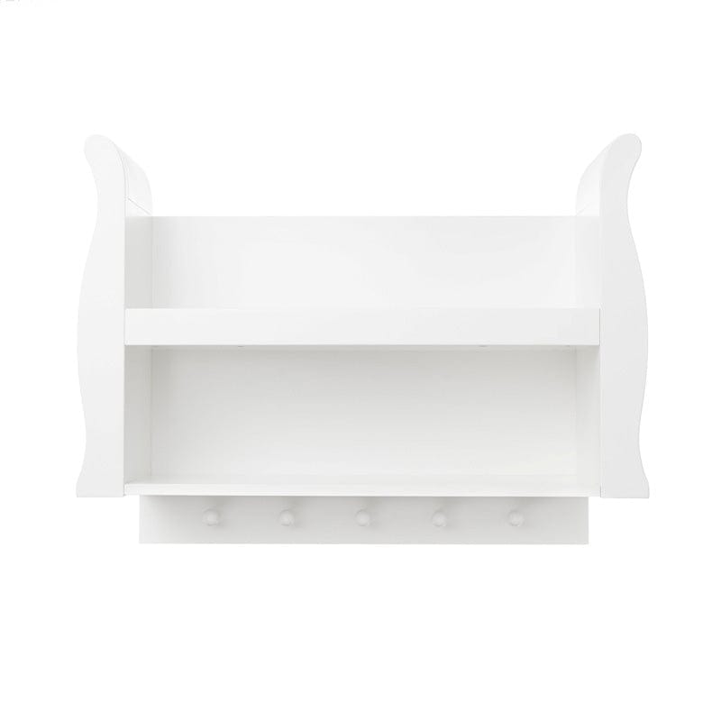 Obaby Baby & Toddler White Obaby Stamford Sleigh Shelf - Direct Delivery