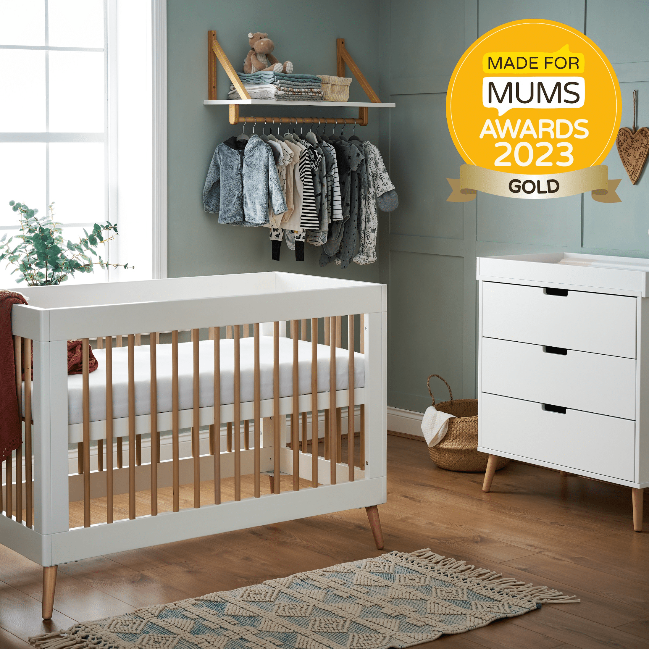 Obaby Nursery Furniture Obaby Maya Mini 2 Piece Room Set - Direct Delivery