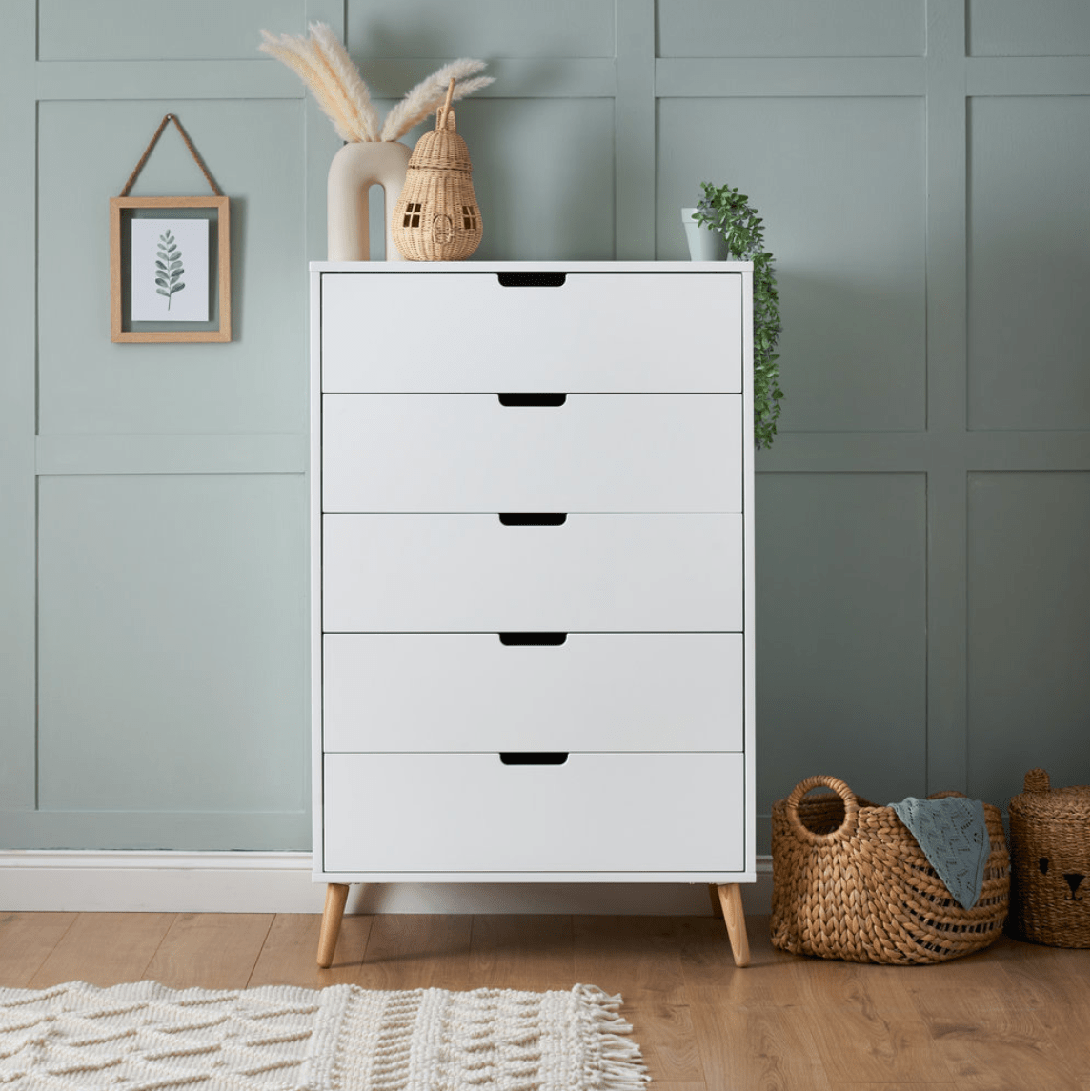 Obaby Nursery Furniture Obaby Maya Tall Boy - Direct Delivery