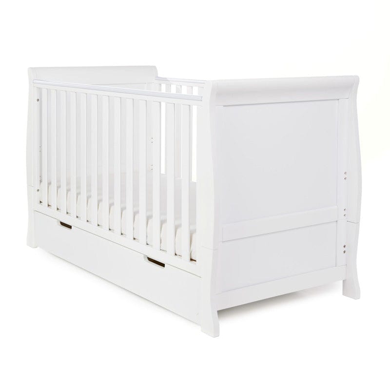 Obaby Nursery Furniture Obaby Stamford Classic Sleigh Cot Bed - Direct Delivery