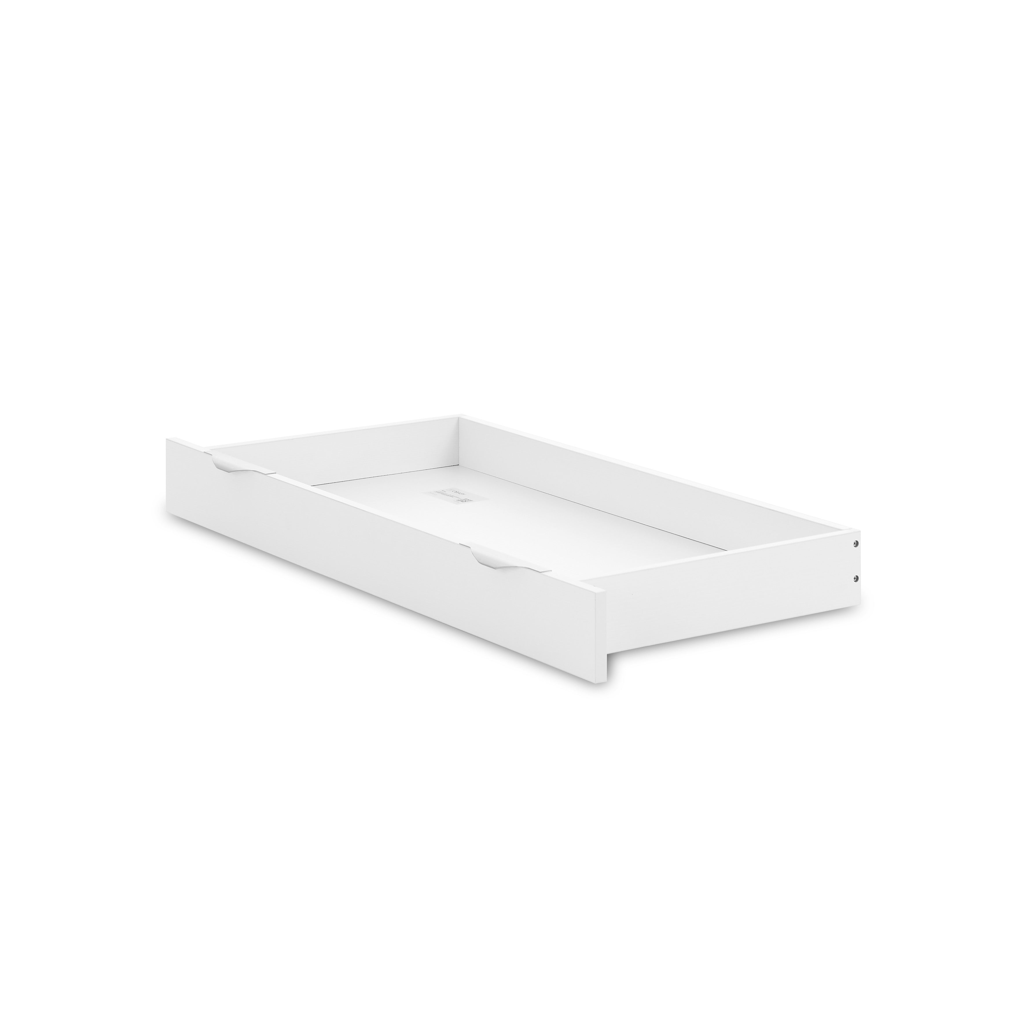 Obaby Nursery Furniture Whitewash 120 x 60cm Obaby Nika Under Drawer- Direct Delivery