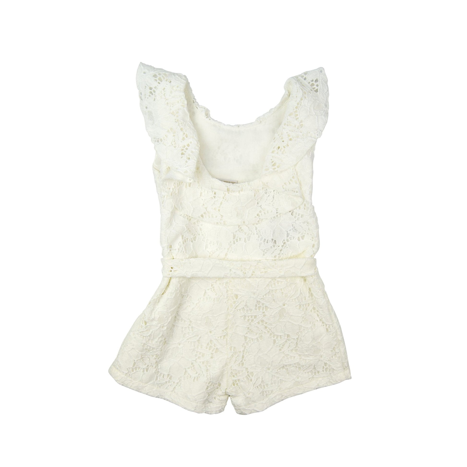 Paz Rodriguez Cream Playsuit - Playsuit