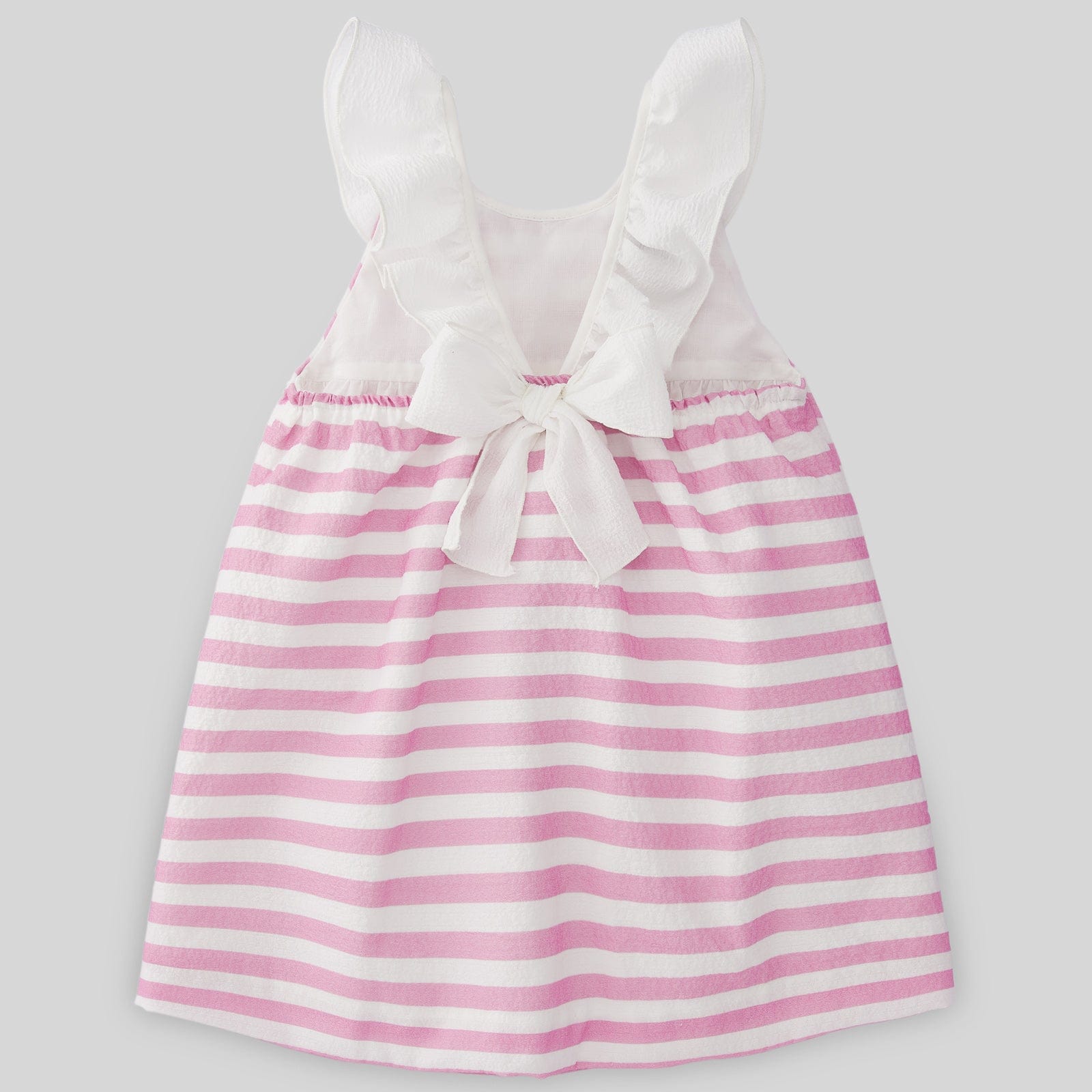 Paz Rodriguez Dress Paz Rodriguez Pink & White Striped Dress