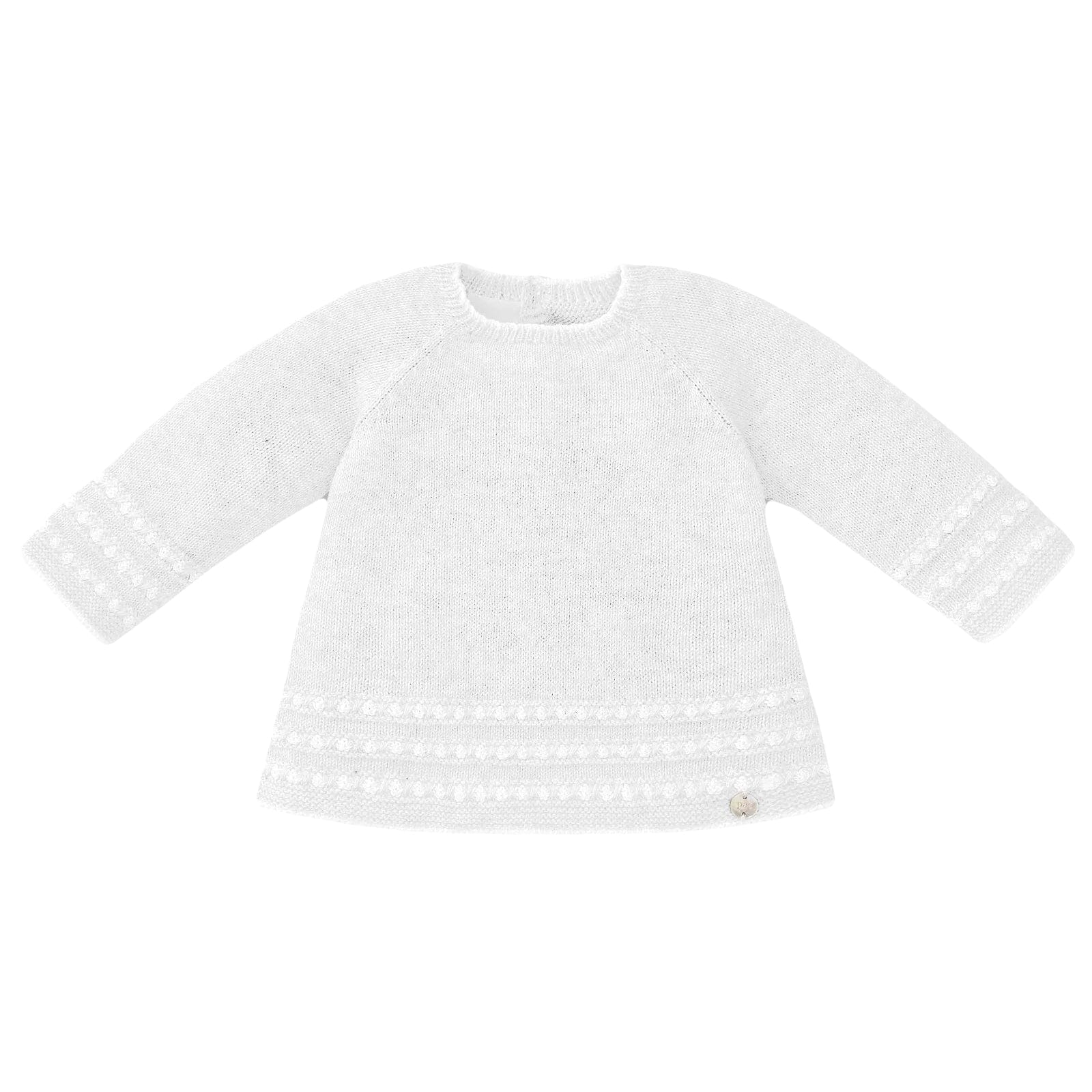 Paz Rodriguez Two piece set Paz Rodriguez White Knitted Two Piece Babygrow