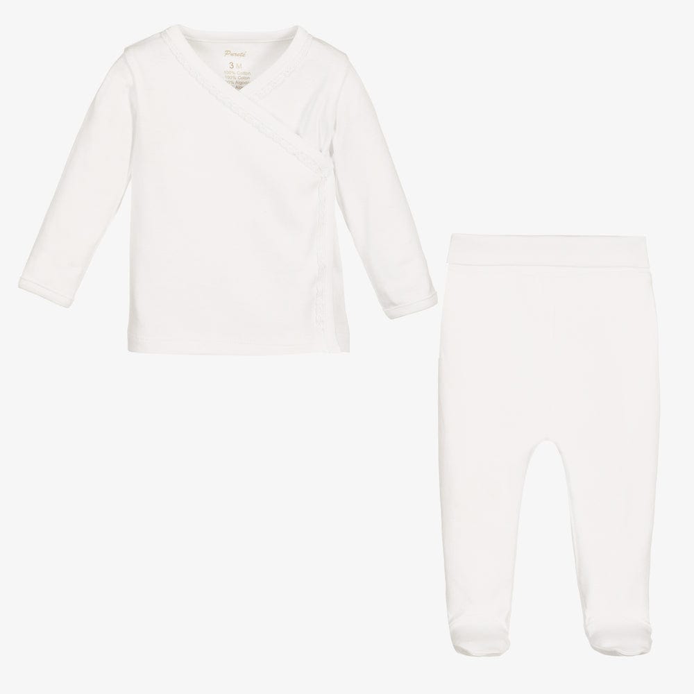 Purete Du... Bebe Four Piece Set Pureté Du... Bébé Ivory Cotton Four Piece Set