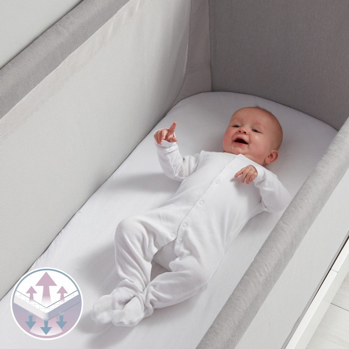 Shnuggle Air Cot Airflow Mattress