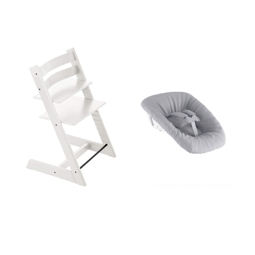 Stokke Tripp Trapp & Newborn Set Black Friday Deal - White -