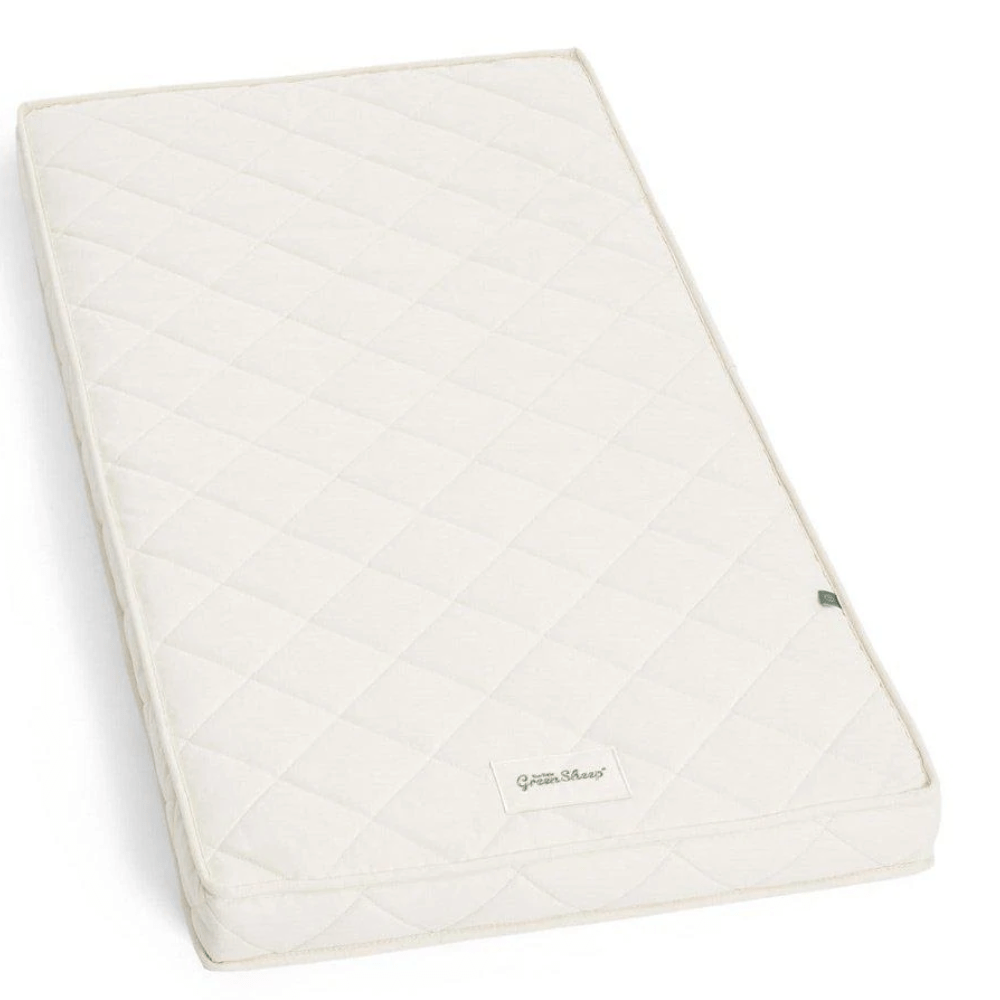 The Little Green Sheep Mattress Cotbed 70 x 140cm - DIRECT DELIVERY The Little Green Sheep Twist Natural Mattresses