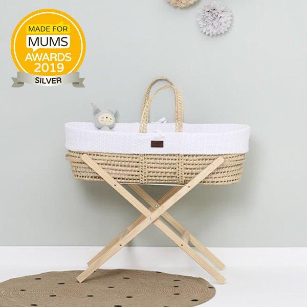 The Little Green Sheep Moses Basket - pre order mid December