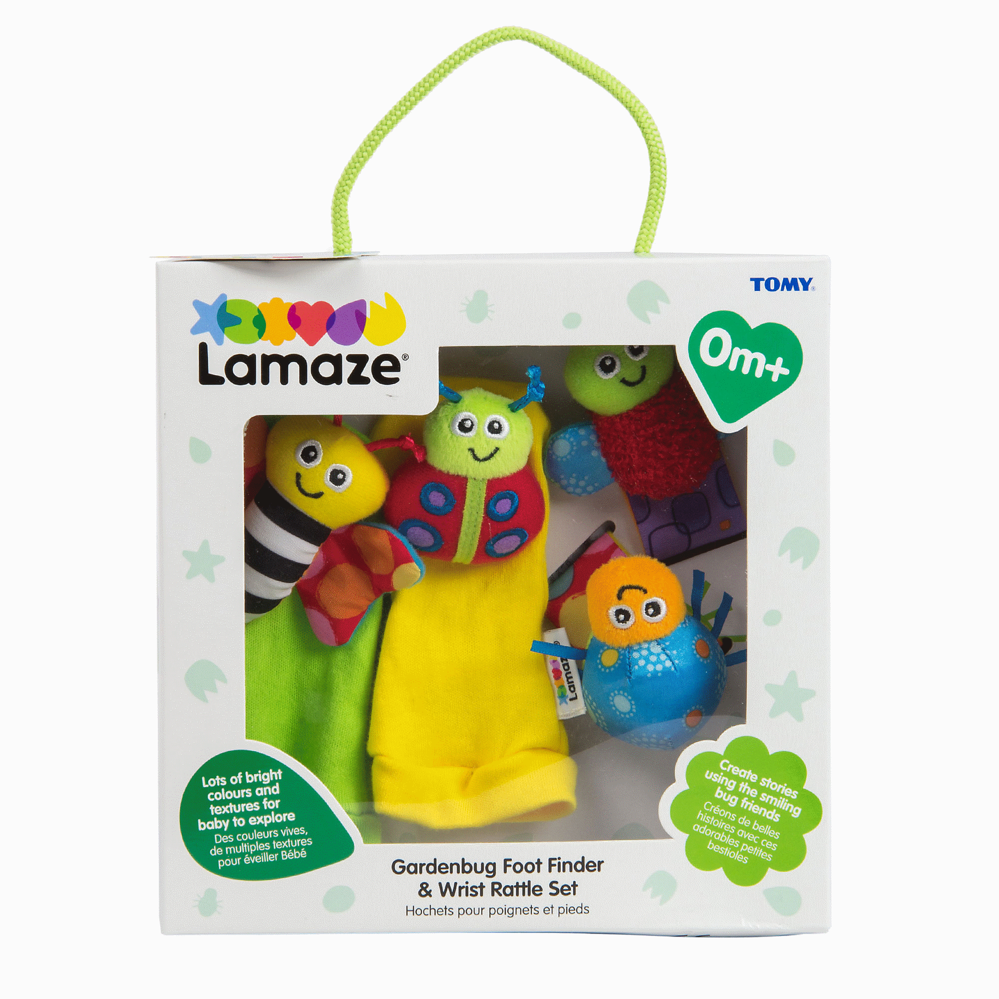 Toby Toys & Teethers Lamaze-Gardenbug Foot Finder & Wrist Rattle Set