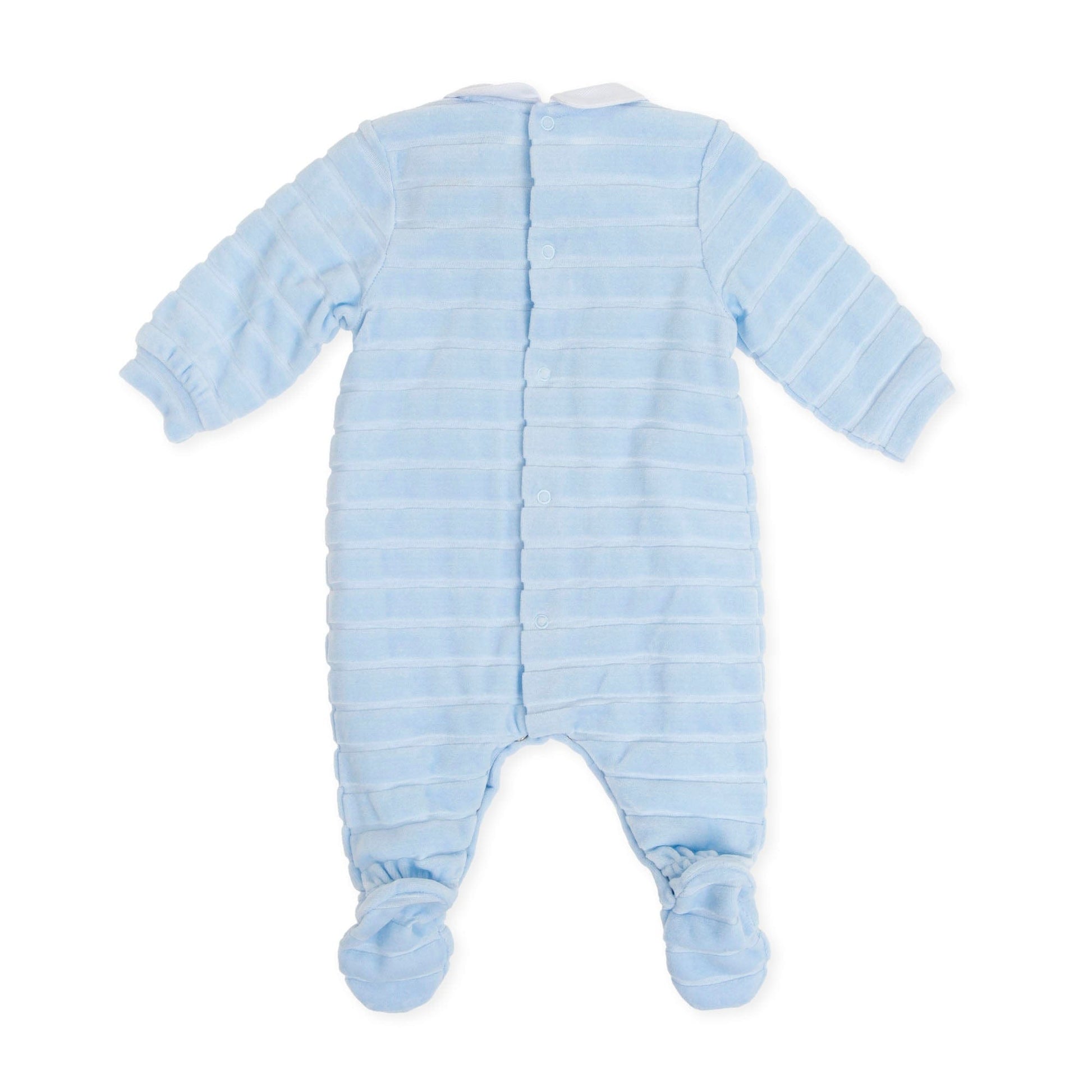 Tutto Piccolo Babygrow Tutto Piccolo blue velour Babygrow