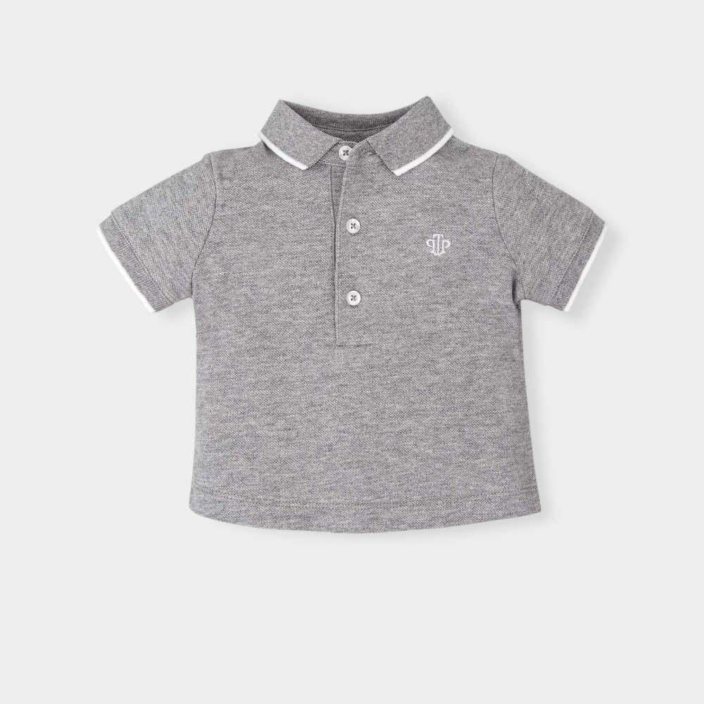 Tutto Piccolo Grey Polo Shirt - T-shirt